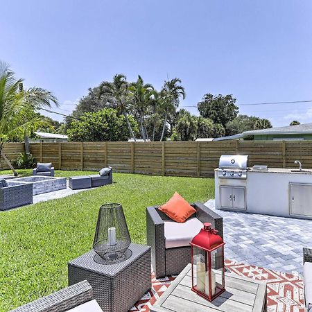 Beach House With Outdoor Kitchen, Walk To Coast Cocoa Beach Eksteriør billede
